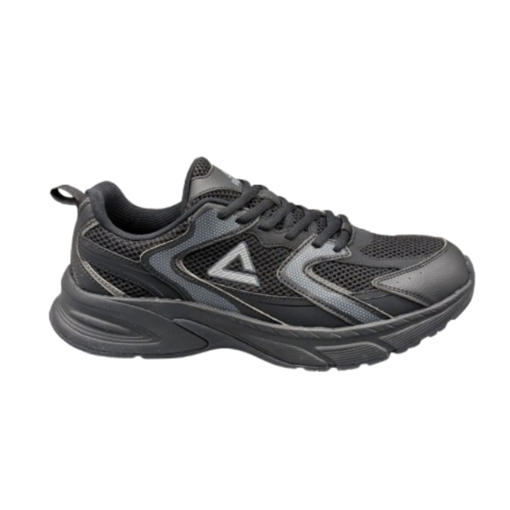 PEAK CASUAL SHOES BLACK / GREY